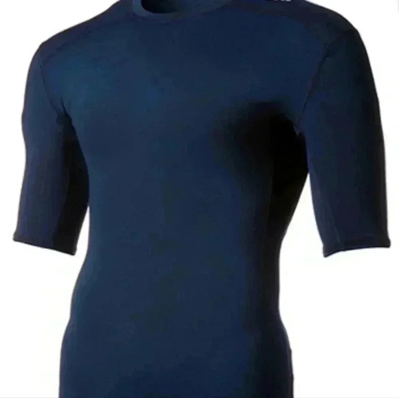 Adidas Techfit Climalite Navy SS compression tee shirt #4946 NWOT M or 2… - Picture 1 of 9